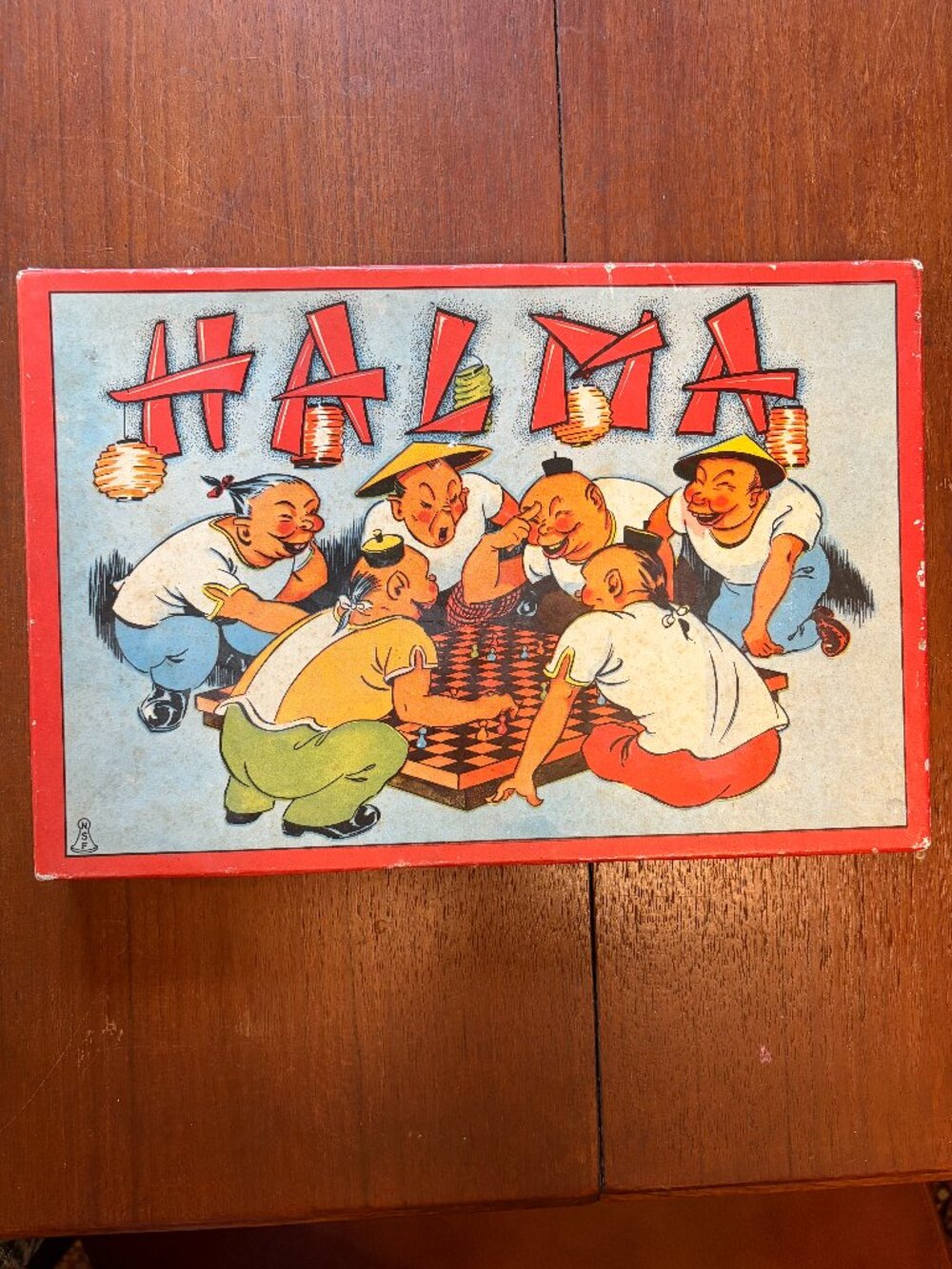 Rare Vintage HALMA Board Game in the Original Box